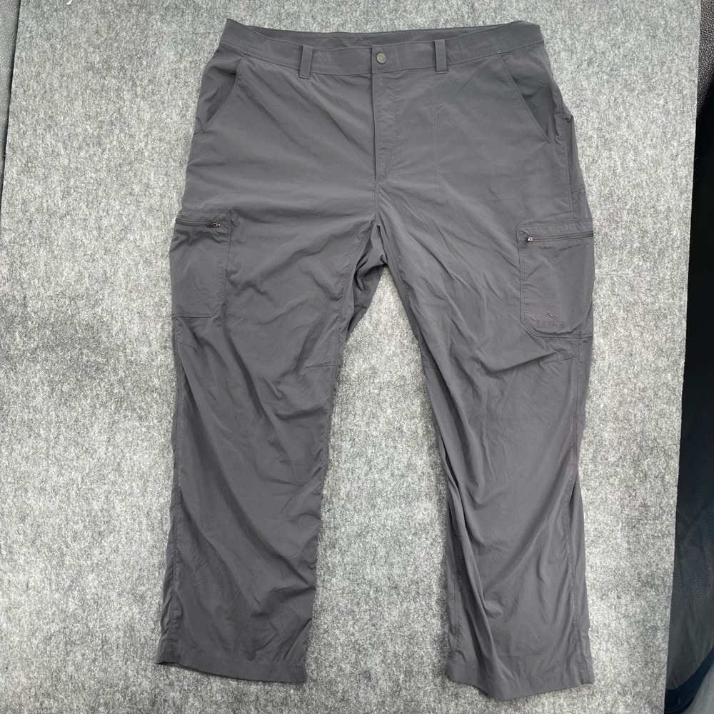 LL Bean Pants Mens 40x30 Cresta Hiking Gray Outdoor Cargo Trousers